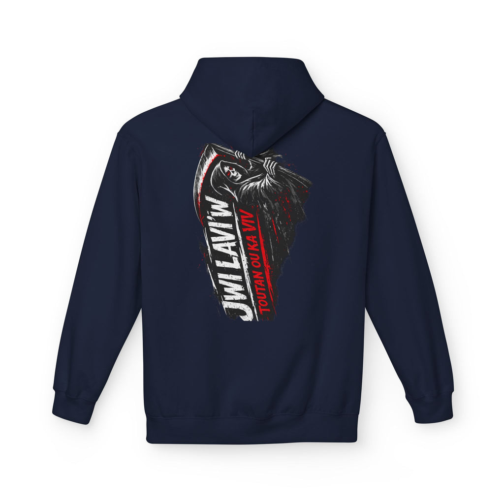 Grim Reaper 'JW I Layin' Hoodie - Dark Scythe Graphic Pullover