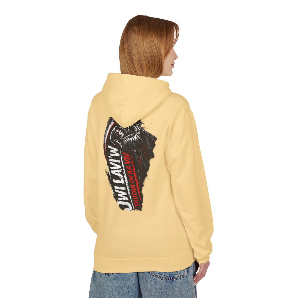Grim Reaper 'JW I Layin' Hoodie - Dark Scythe Graphic Pullover