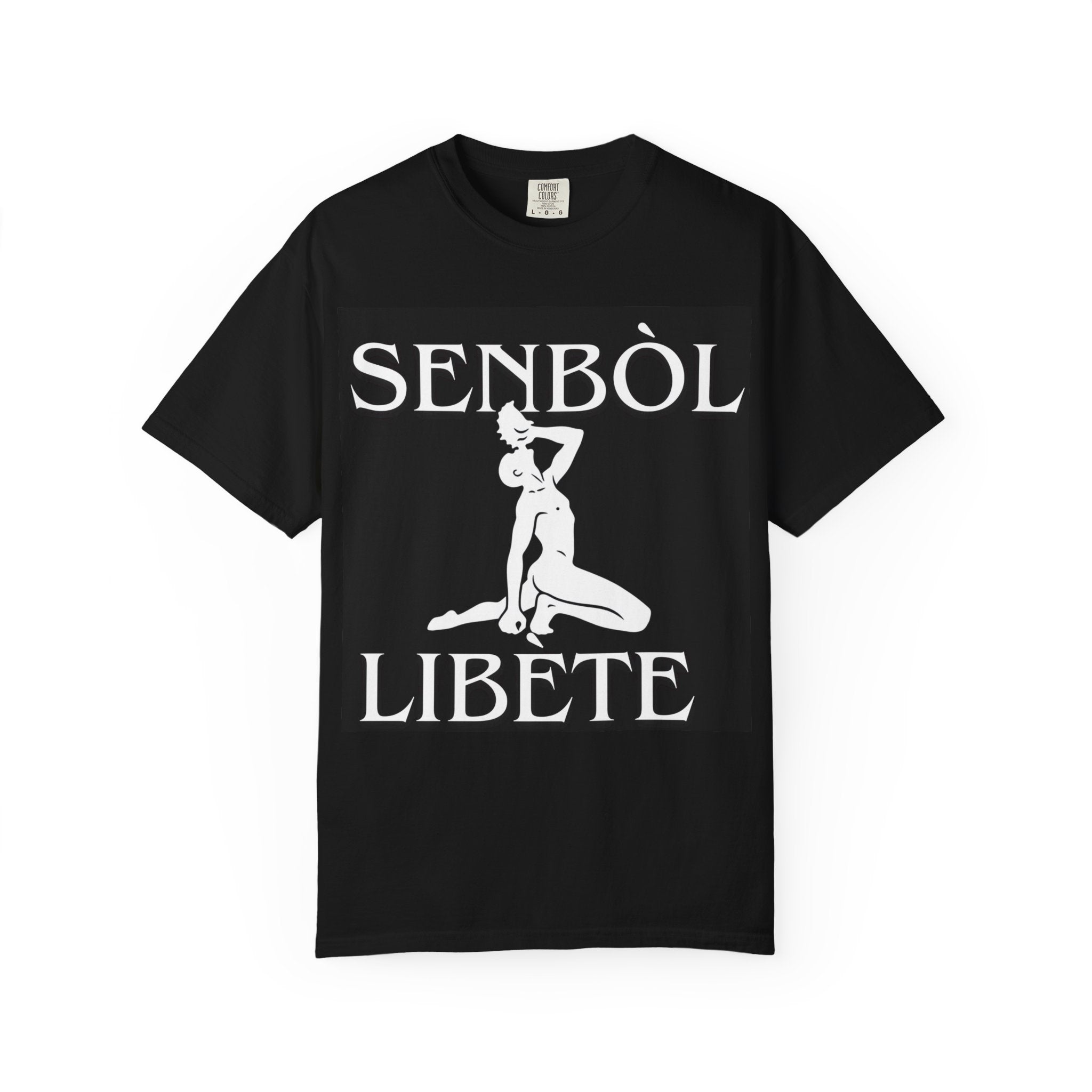 T-Shirt — Senbòl Libète Graphic Tee (Vintage Haitian Freedom Design)