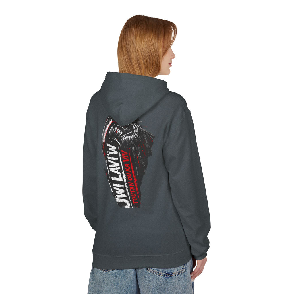 Grim Reaper 'JW I Layin' Hoodie - Dark Scythe Graphic Pullover