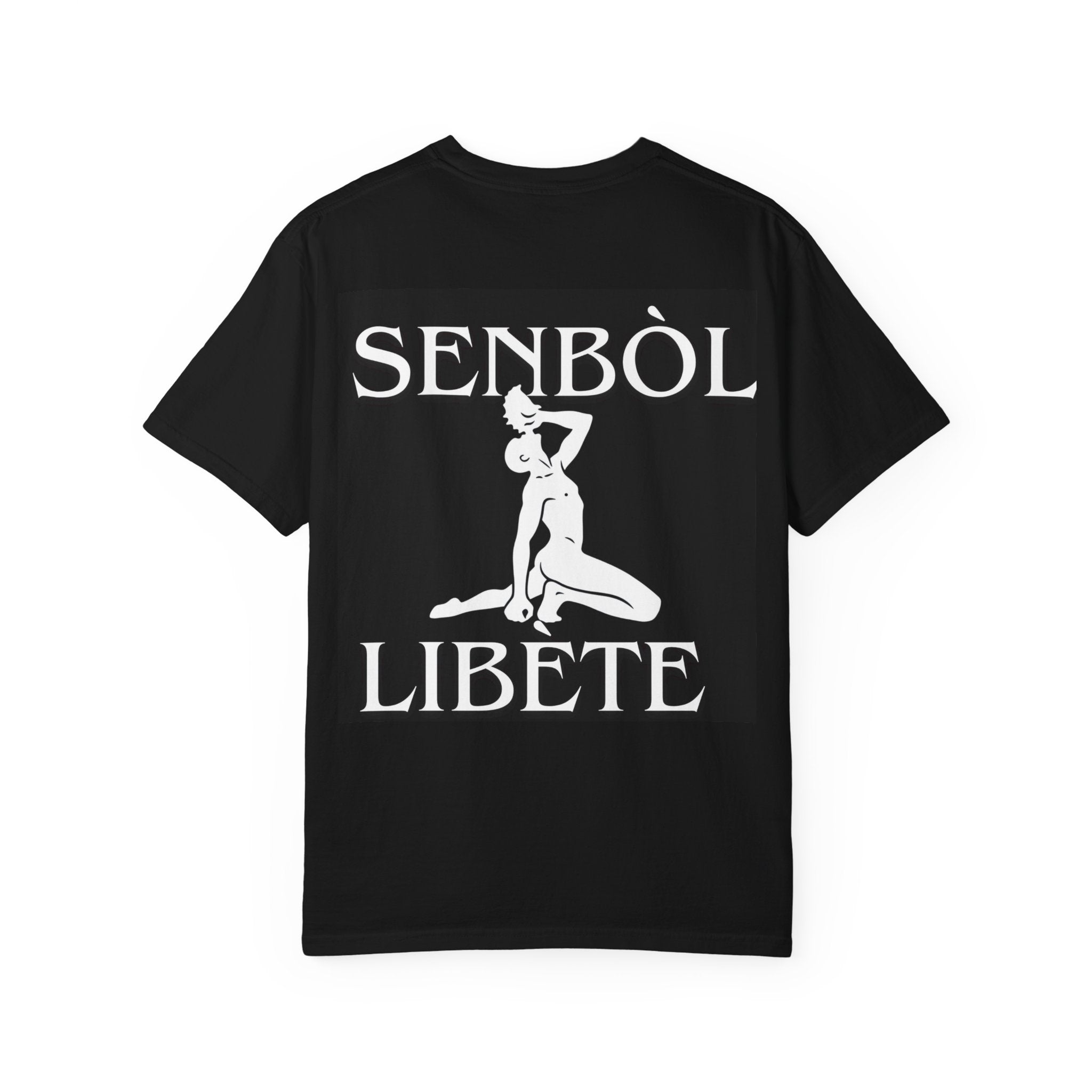T-Shirt — Senbòl Libète Graphic Tee (Vintage Haitian Freedom Design)