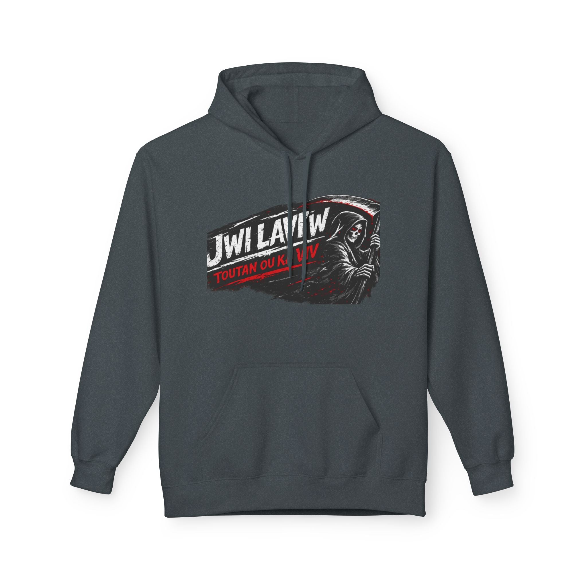 Grim Reaper 'JW I Layin' Hoodie - Dark Scythe Graphic Pullover