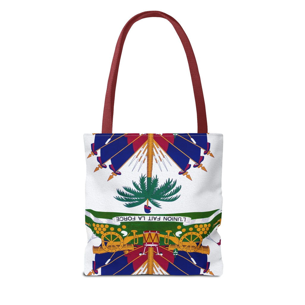 Tote Bag — Black Distressed Text Graphic Tote