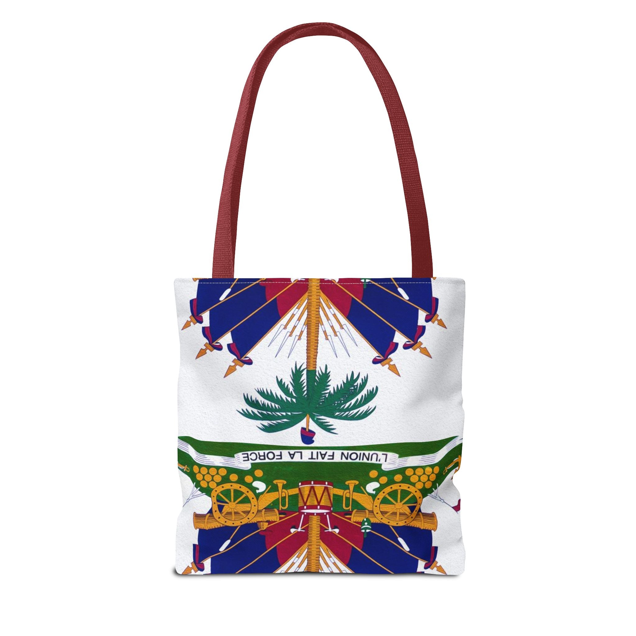 Tote Bag — Black Distressed Text Graphic Tote