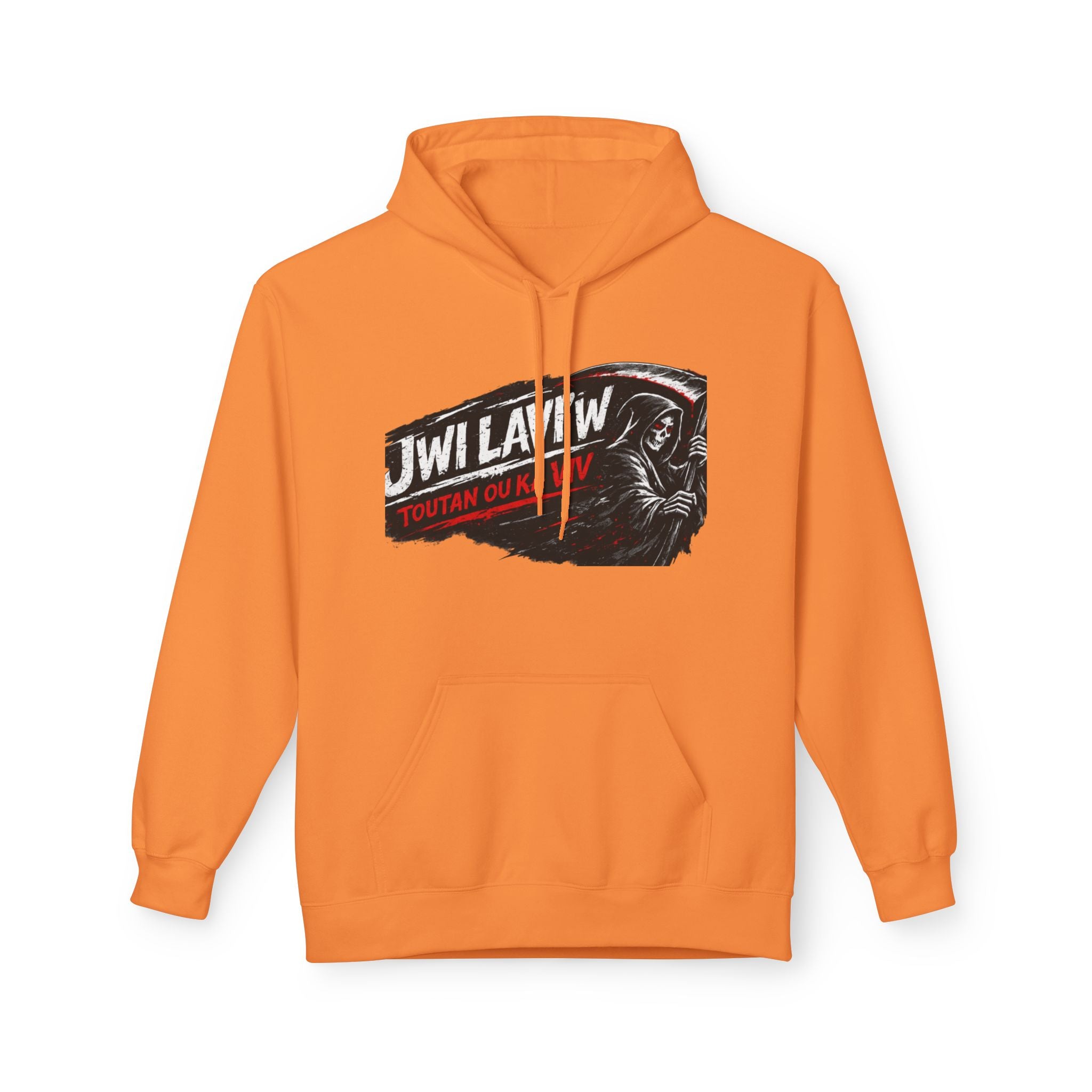 Grim Reaper 'JW I Layin' Hoodie - Dark Scythe Graphic Pullover