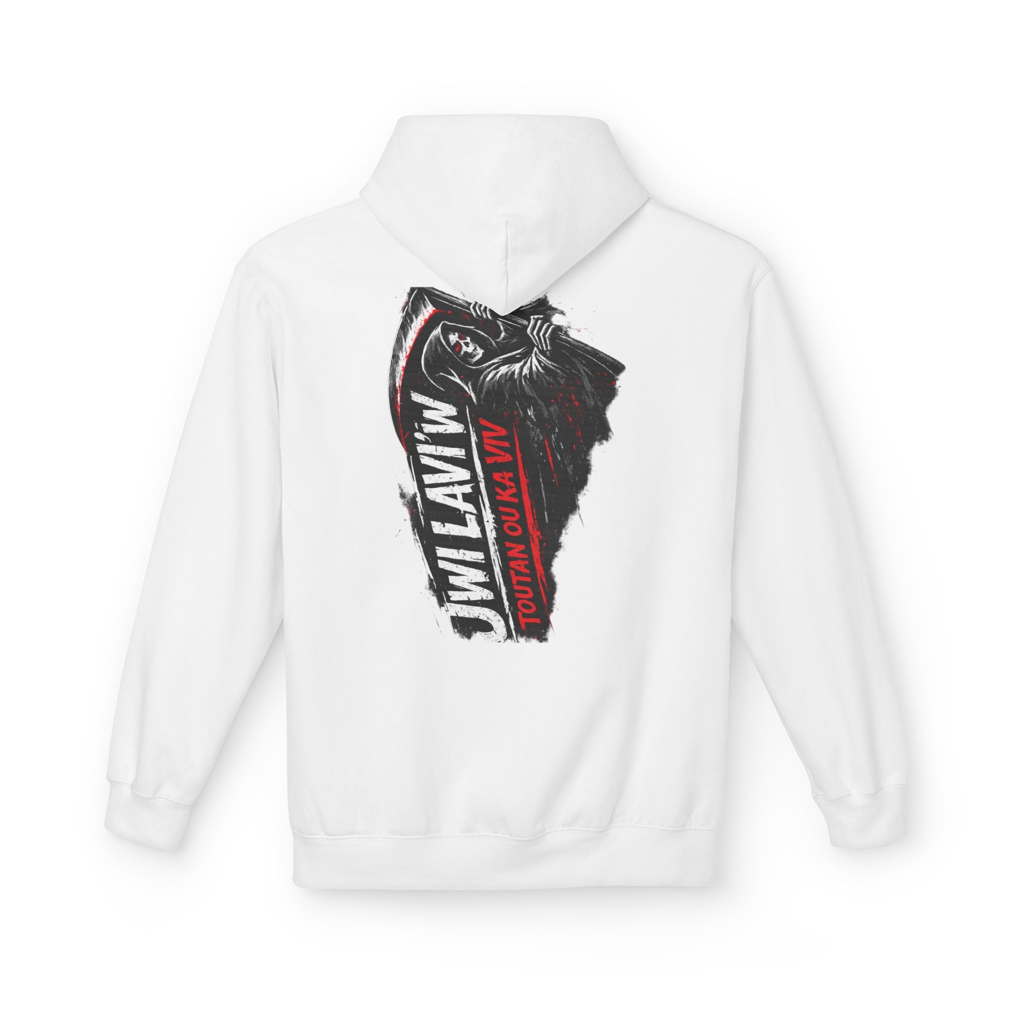 Grim Reaper 'JW I Layin' Hoodie - Dark Scythe Graphic Pullover