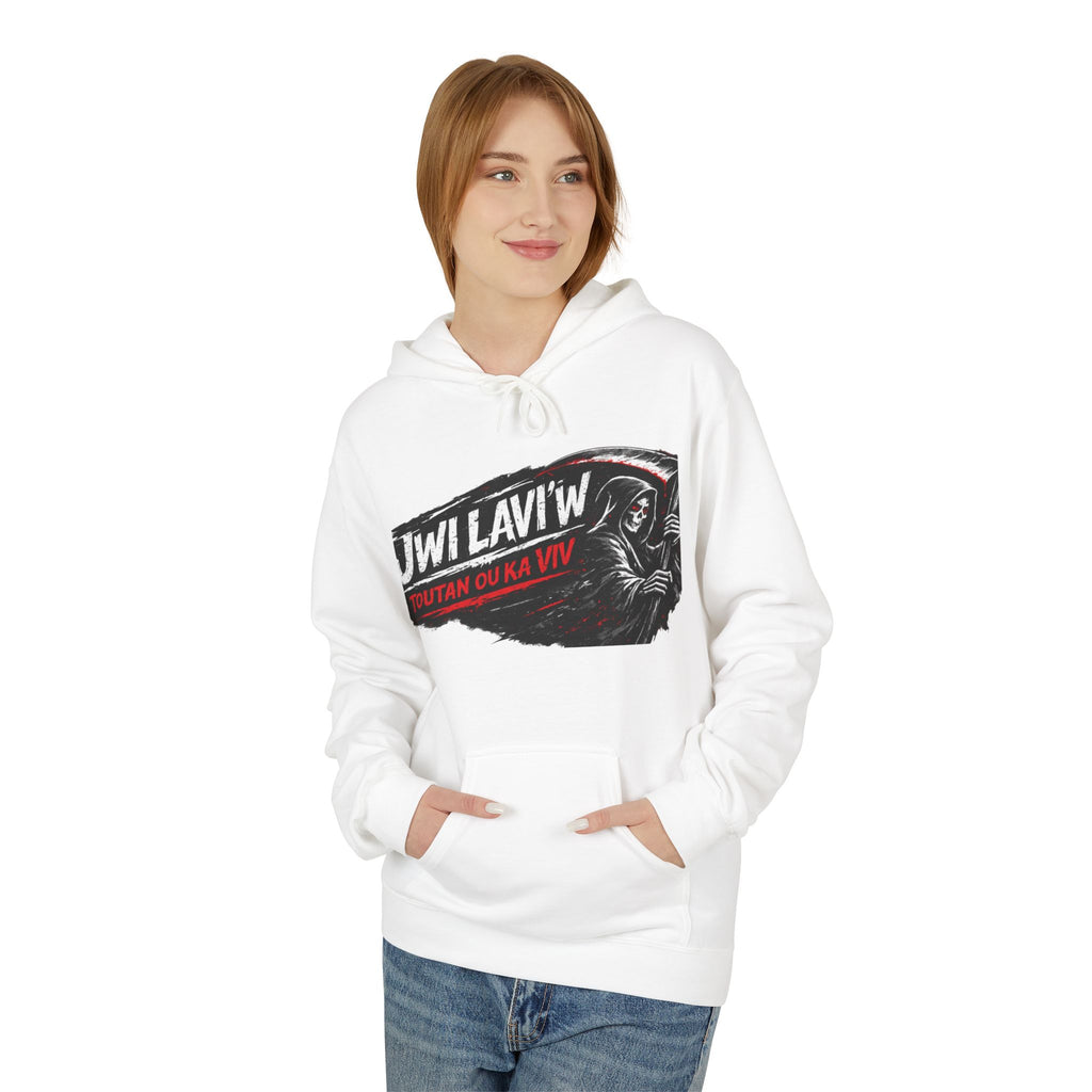 Grim Reaper 'JW I Layin' Hoodie - Dark Scythe Graphic Pullover