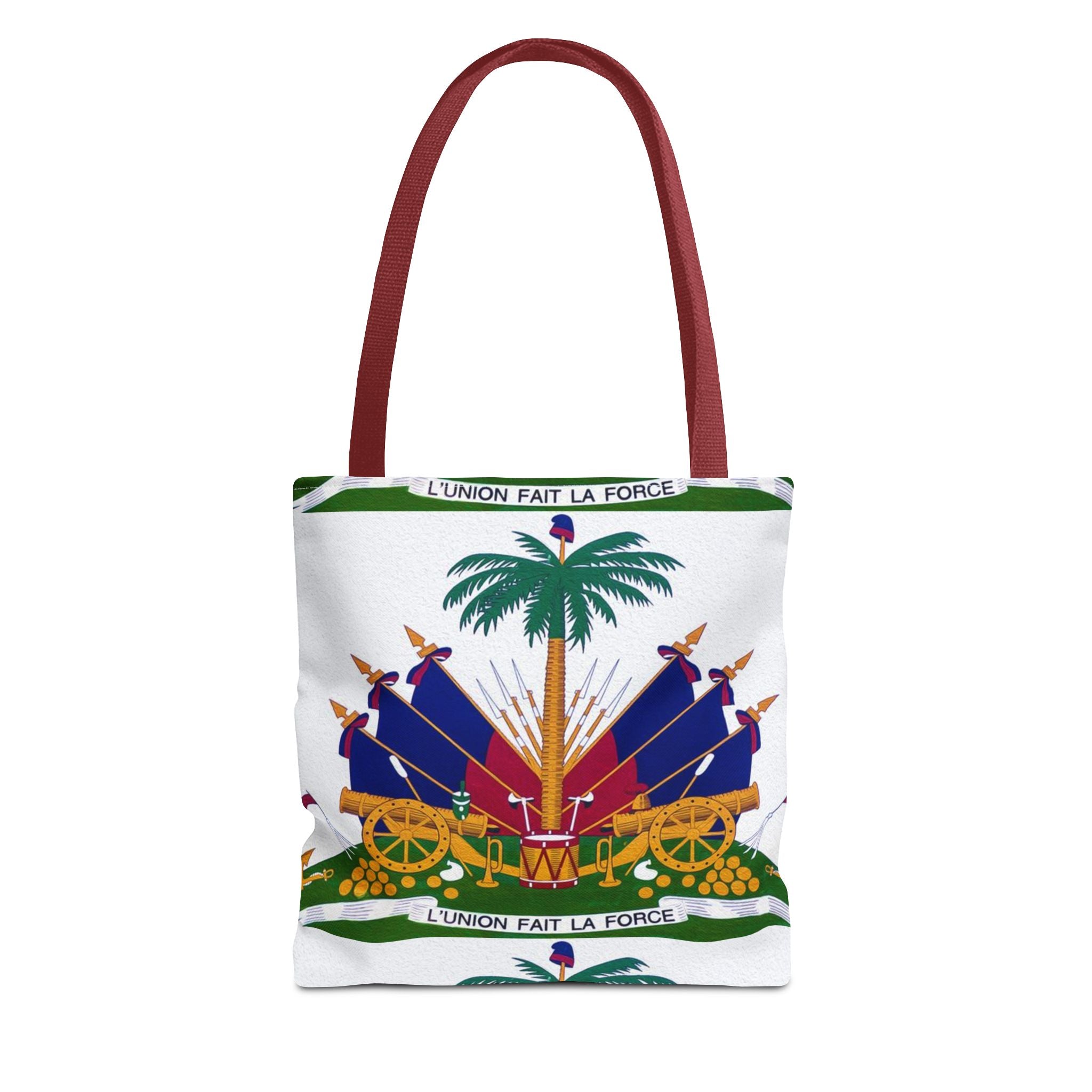 Tote Bag — Black Distressed Text Graphic Tote