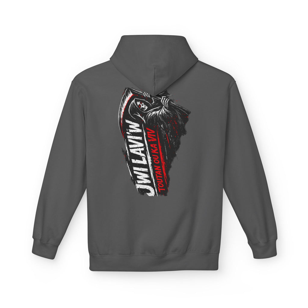 Grim Reaper 'JW I Layin' Hoodie - Dark Scythe Graphic Pullover