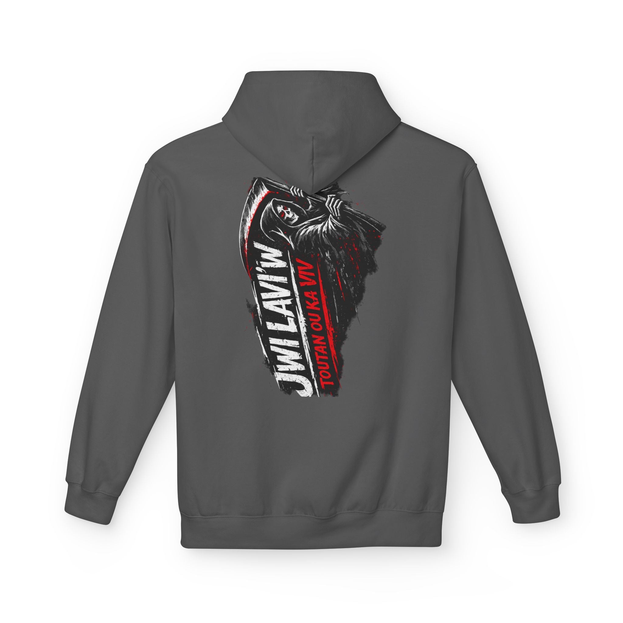 Grim Reaper 'JW I Layin' Hoodie - Dark Scythe Graphic Pullover